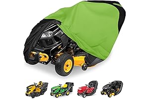 Riding Lawn Mower Cover with Bagger Attachment