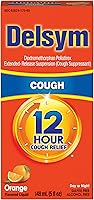 Vista 15 de Delsym Medicamento para la tos de 12 horas para adultos, alivio potente durante 12 horas, líquido supresor de la tos con dextrometorfano