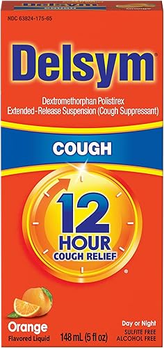 Miniatura 15 de Delsym Medicamento para la tos de 12 horas para adultos, alivio potente durante 12 horas, líquido supresor de la tos con dextrometorfano