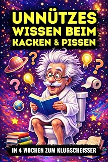 Unnützes Wissen beim Kacken und Pissen - In 4 Wochen zum Klugscheißer: Das Klobuch voller Funfacts – lustiges Geschenk für Männer