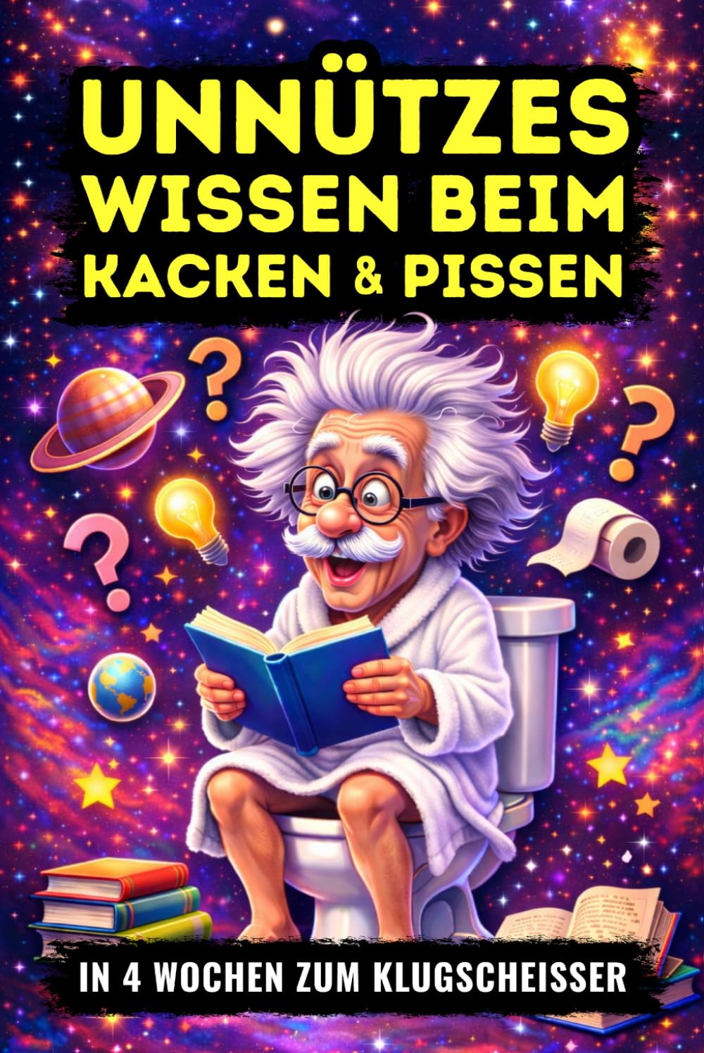Unnützes Wissen beim Kacken und Pissen - In 4 Wochen zum Klugscheißer: Das Klobuch voller Funfacts – lustiges Geschenk für Männer