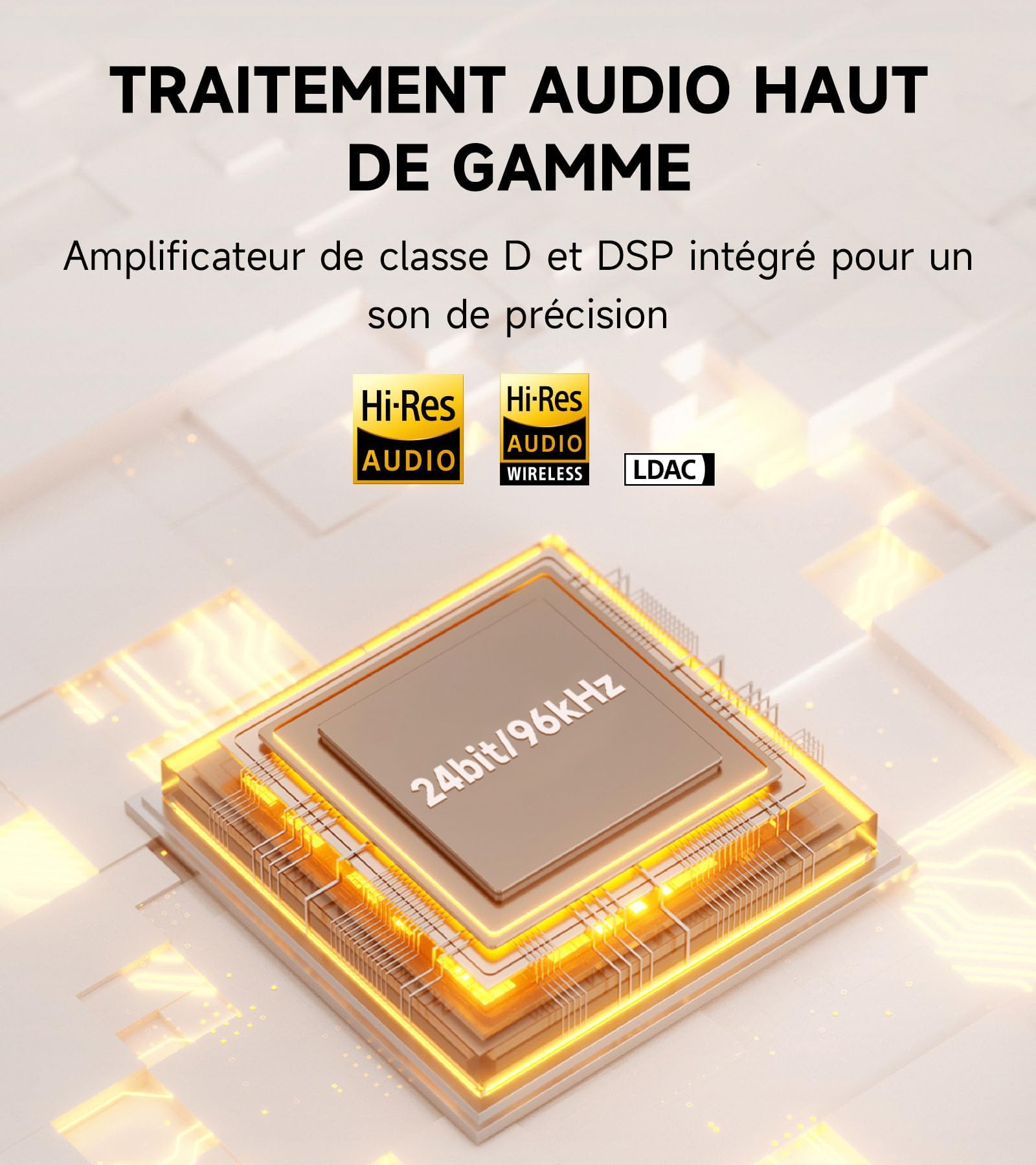 Edifier M60 2.0 Haut-parleurs Bibliotheques Bluetooth 5.3 66W RMS Audio Hi-Res LDAC Basses 3" Tweeter 1" USB-C AUX Blanc