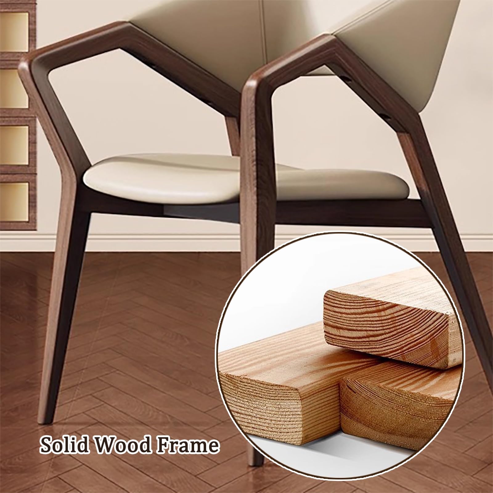 Set di Sedie da Pranzo, Sedie da Cucina Moderne, Sedie Sala da Pranzo Imbottite, Non Richiedono Montaggio, per Ristorante, Sala Trattative(Brown C,6 PCS)