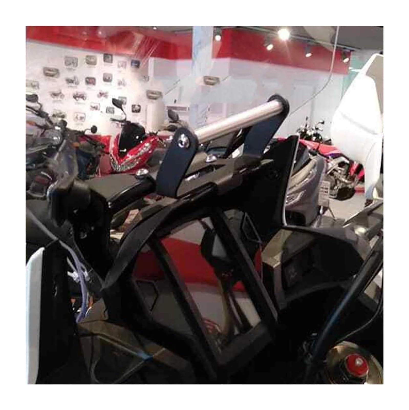 pour Moto Support Navigation GPS pour Africa pour Twin pour CRF1000L 2018 2019 Moto Béquille Support Téléphone Mobile GPS Navigation Plaque Guidon(USB Charging A)
