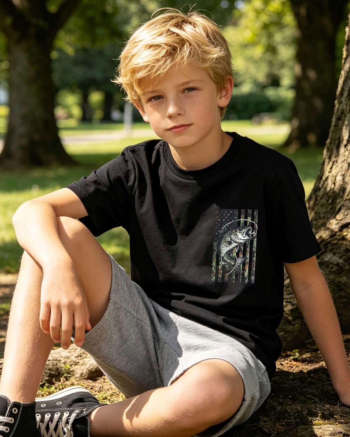 Funnycokid Boys Shirts Kids Baseball T-Shirts Tees for 7-12 Years image 2