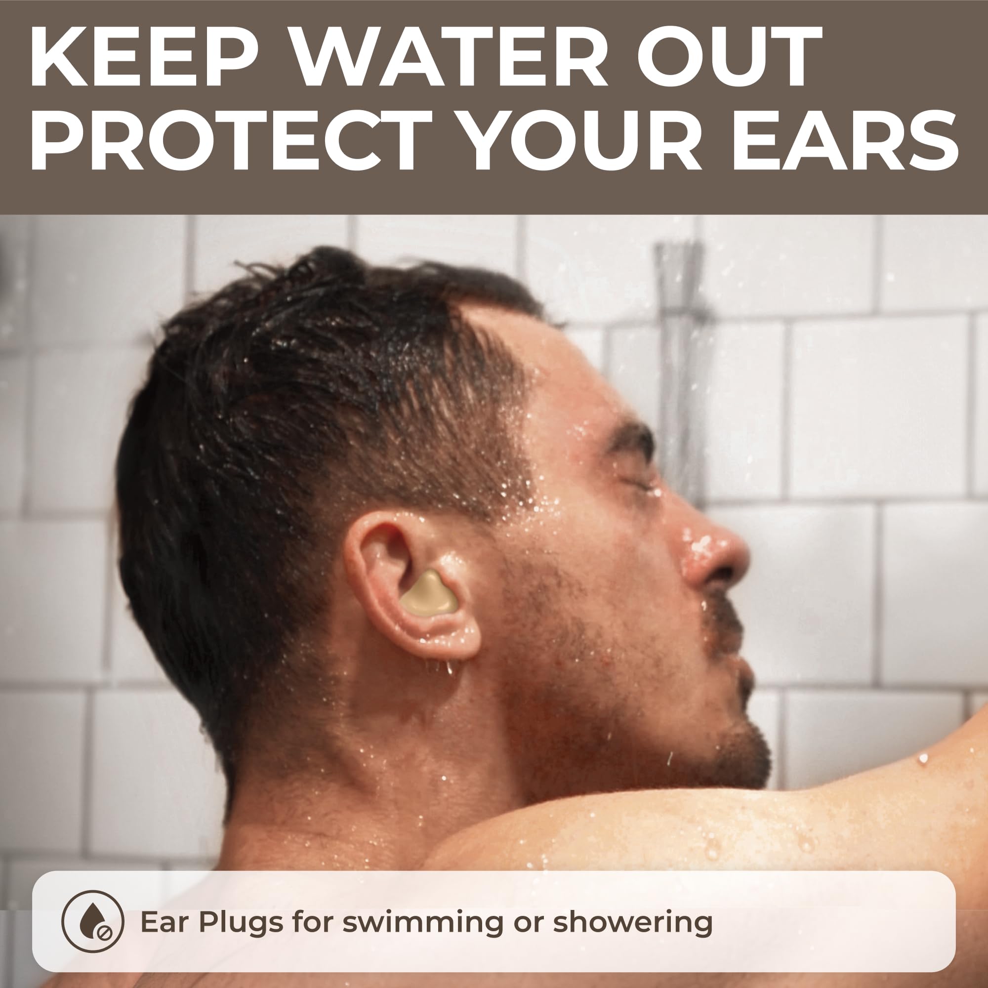 Peace&Quiet PQ Wax Ear Plugs for Sleeping, Silicone, Skin Tone, 15 Count — Amazon image 6