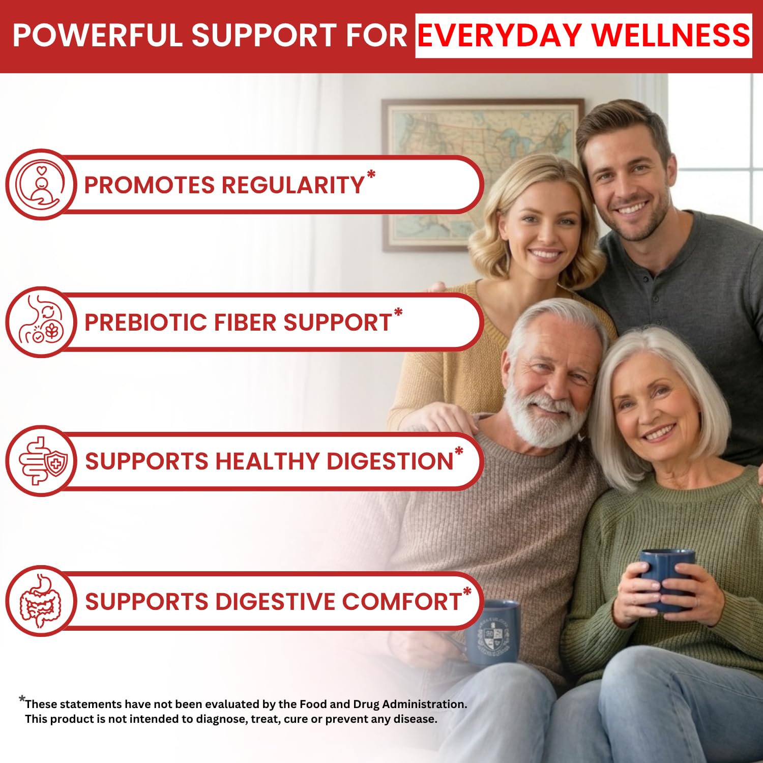 Fiber Gummies for Adults 7g - Digestive Health & Regularity - 120 Count — Amazon image 4