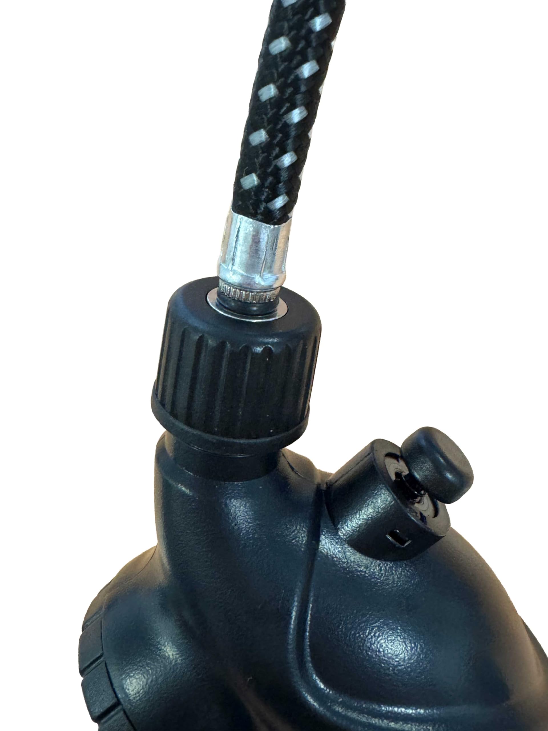 Erima Ballpumpe Pumpe mit Luftdruckmesser, Schwarz/Green Gecko