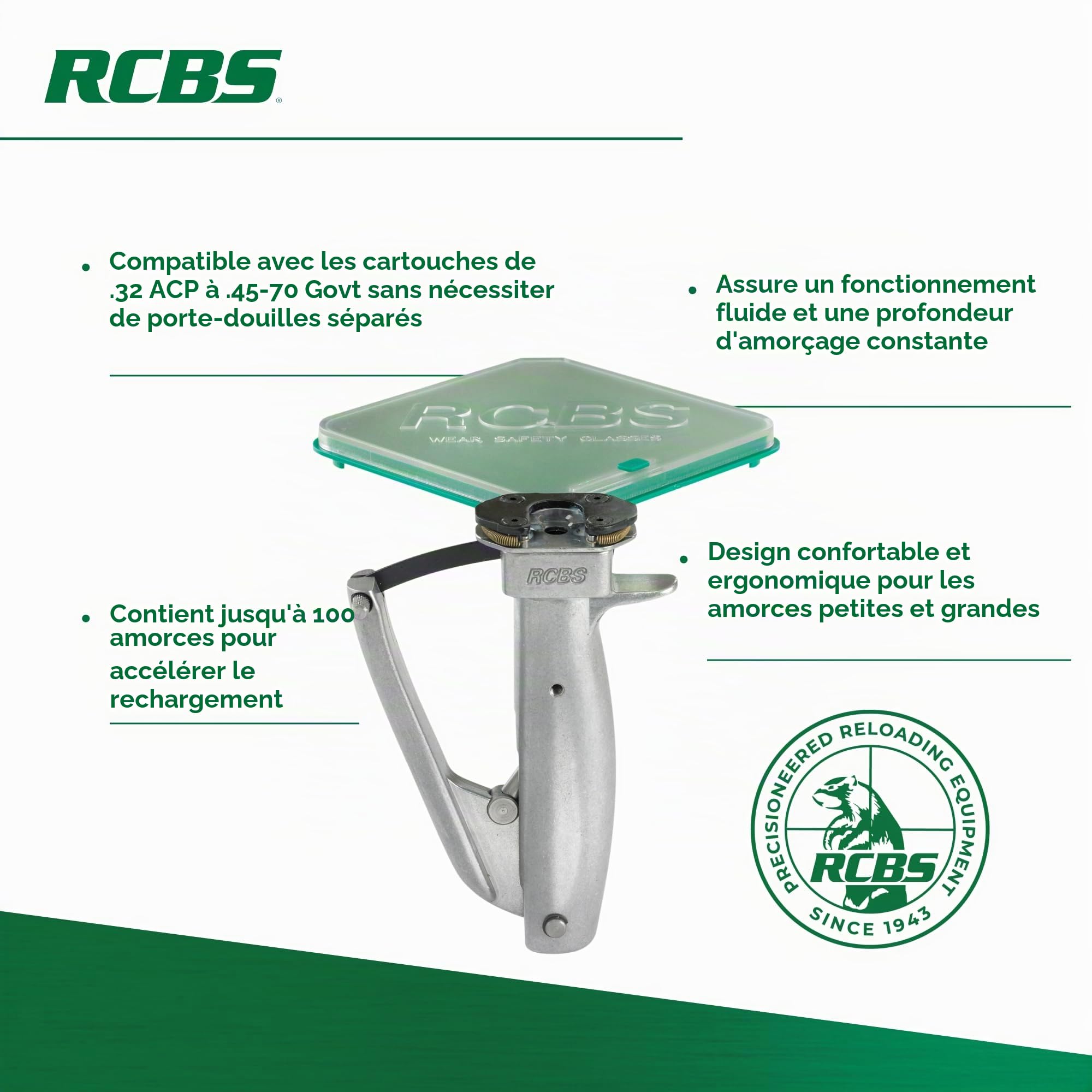 RCBS amorçage Outil à Main Universelle
