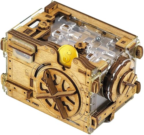 iDventure A-Maze-ing Safe  Caja de rompecabezas de dinero con canicas  Embalaje de regalo complicado  Rompecabezas 3D para adultos  Juego de Escape
