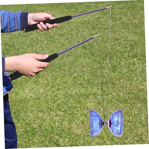 Miniatura 8 de 1 Unidades diábolo de plástico yoyo para niños - Yoyo chino triple rodamiento niños juguetes insensible yoyo respiración dedo chino yoyo profesional
