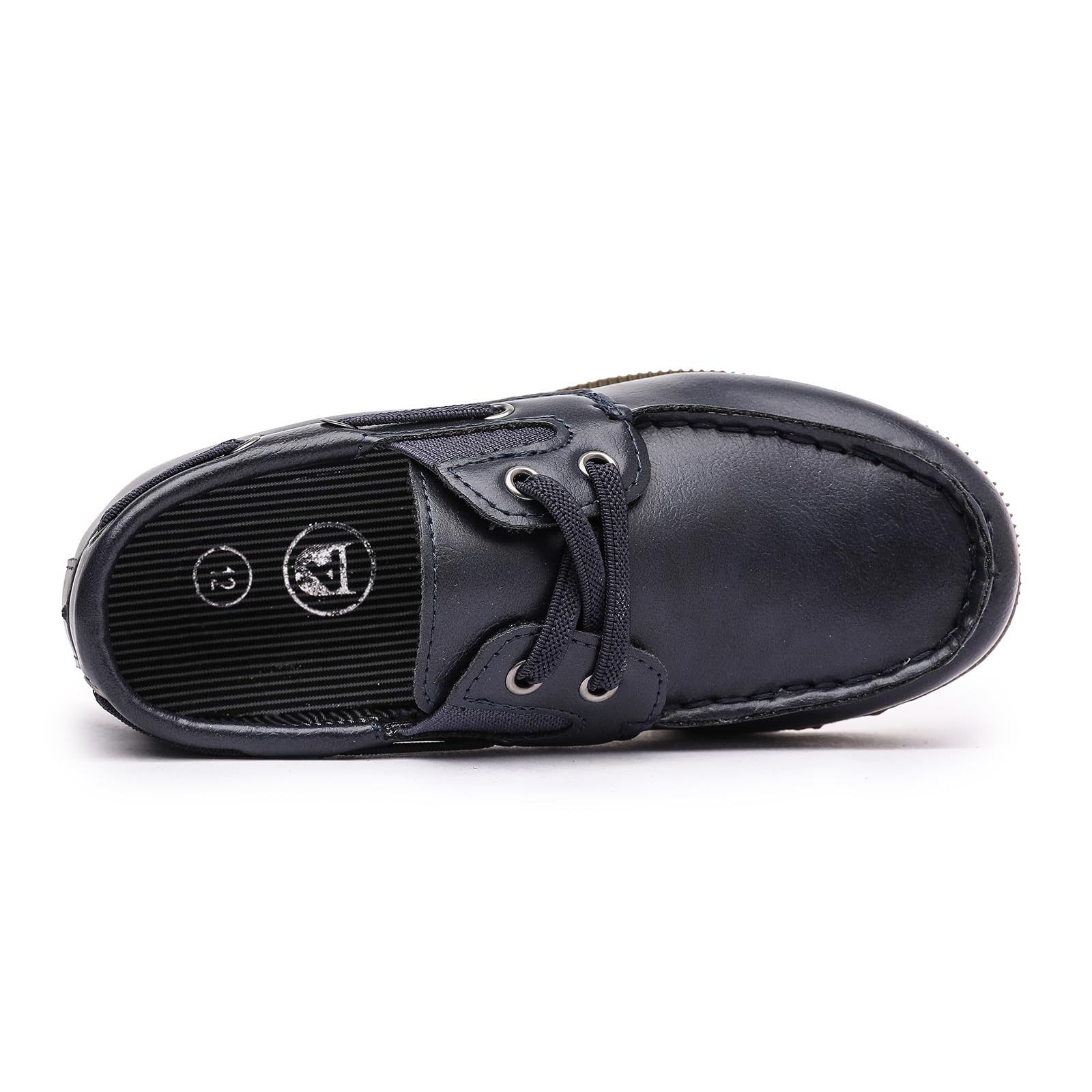 DADAWEN Jungen Mädchen Anzugschuhe mit 2 Loch Schnürsenkeln Oxfords Schule Loafers