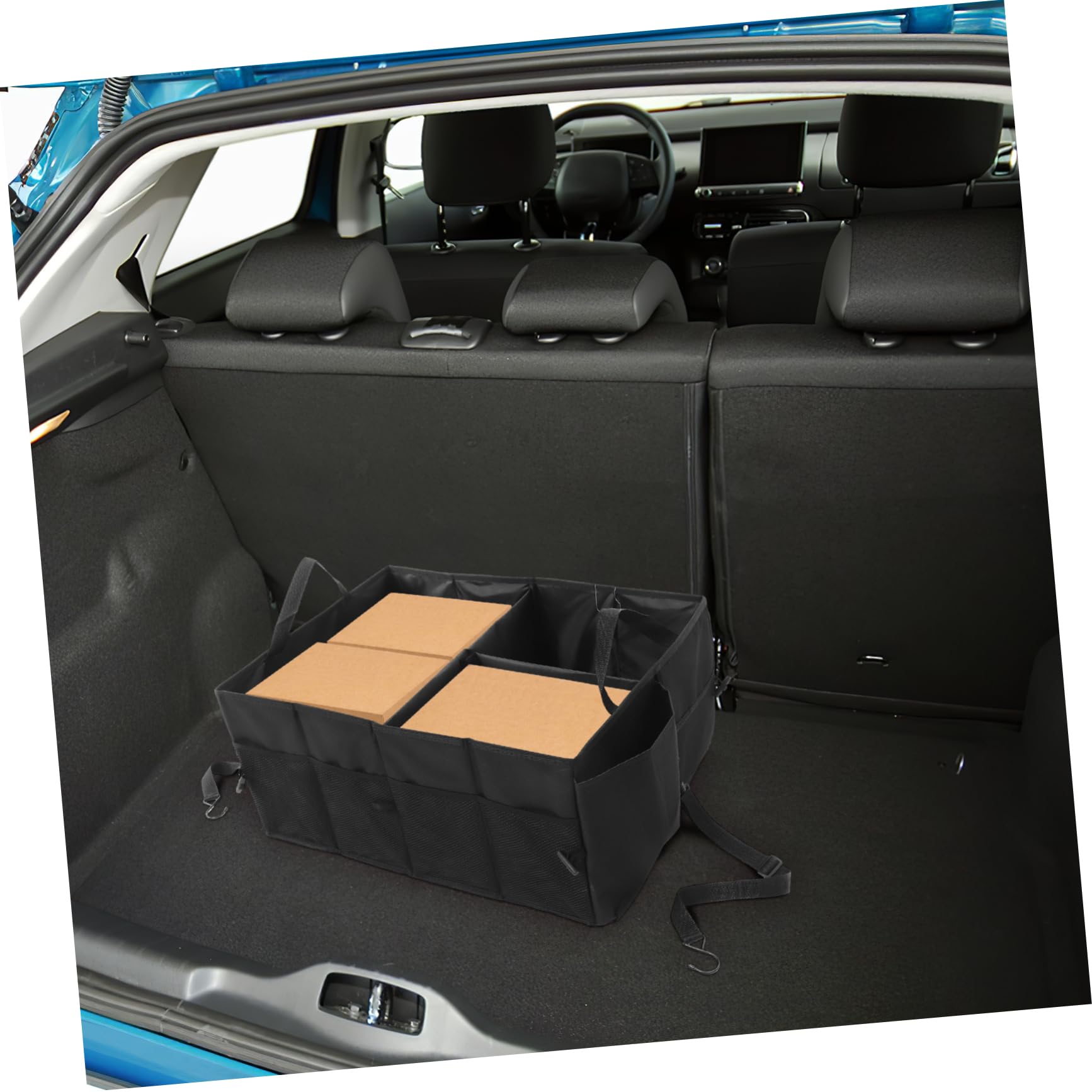 Cabilock Caja de Almacenamiento para Maletero de Coche Organizador de Almacenamiento Plegable para Coche para Camping y Viajes Organizador de Maletero para Suv
