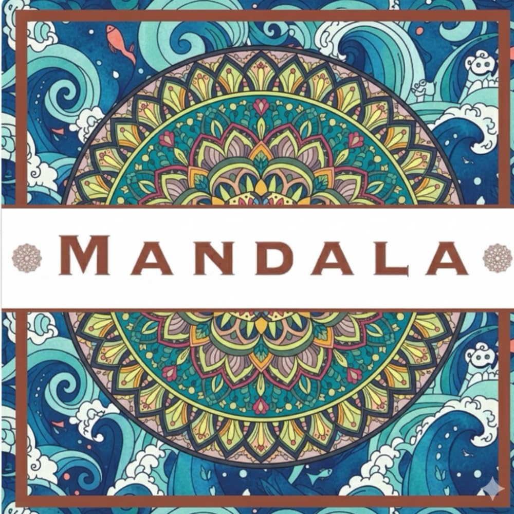 Zen Mandala Art: A Relaxing Adult Coloring Book