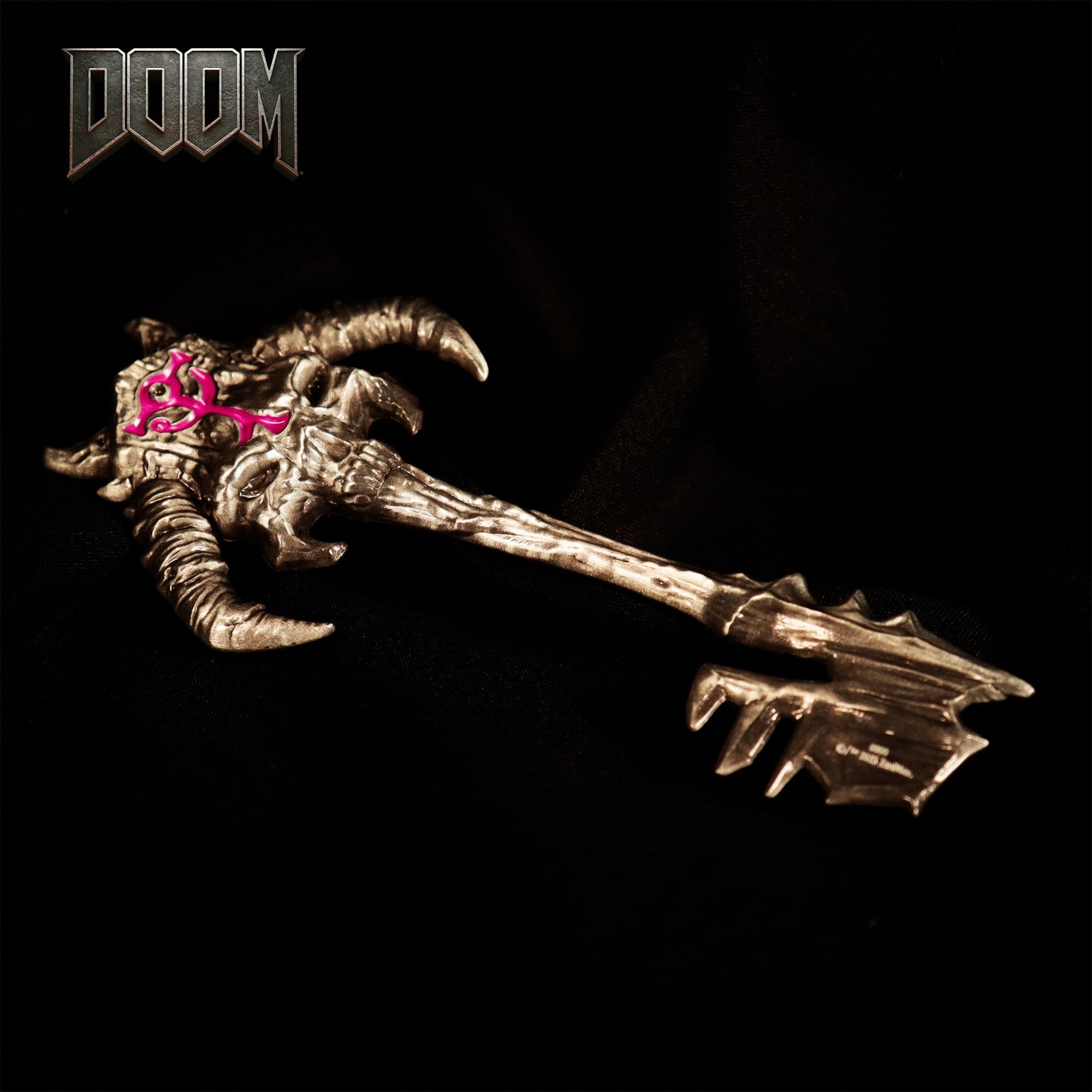 FaNaTtik Doom - Replica Chiave segreta in Metallo, Edizione Limitata (5000 in Tutto Il Mondo), Merchandising Ufficiale, Colore Argento Antico