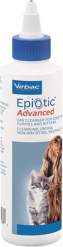 Miniatura 7 de Virbac EPIOTIC - Limpiador avanzado de oídos recomendado por veterinarios para perros y gatos para limpieza y aseo de oídos potente enjuague sin