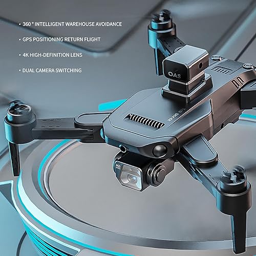 Miniatura 2 de Drone con cámara para adultos y niños, helicóptero de alta definición 4k fotografía aérea de vehículos aéreos no tripulados con larga persistencia y
