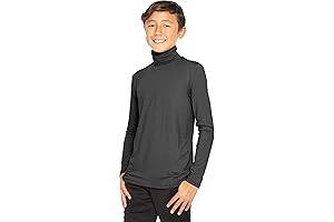 Oh So Soft Boy's Long Sleeve Poly Spandex Turtleneck