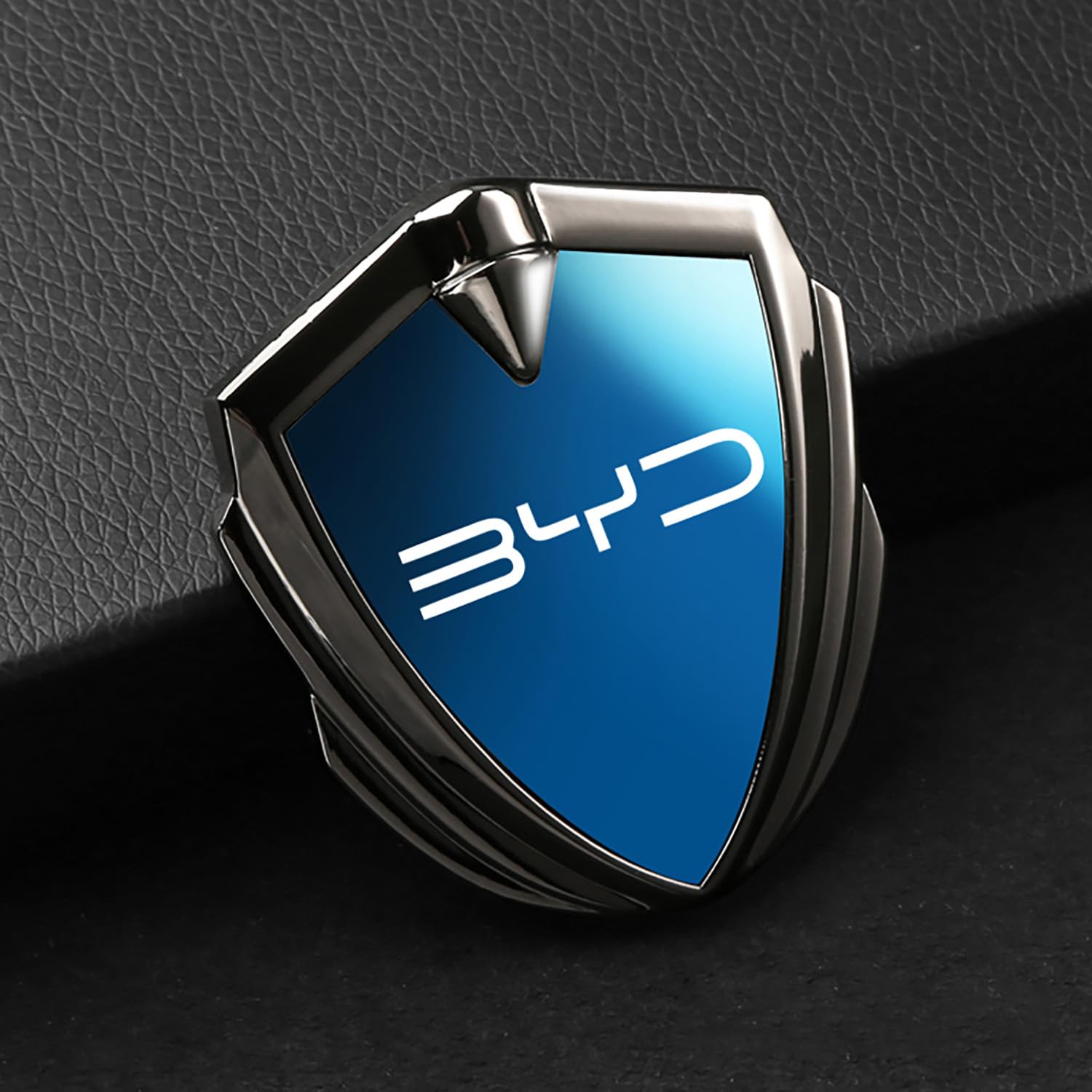 Replacement Car Badge BYD Car Emblem Badge Sticker - Black Style Front ...
