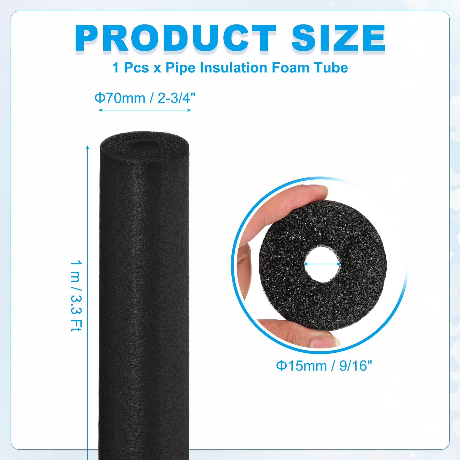 PATIKIL Pipe Insulation Foam Tube - Image 2