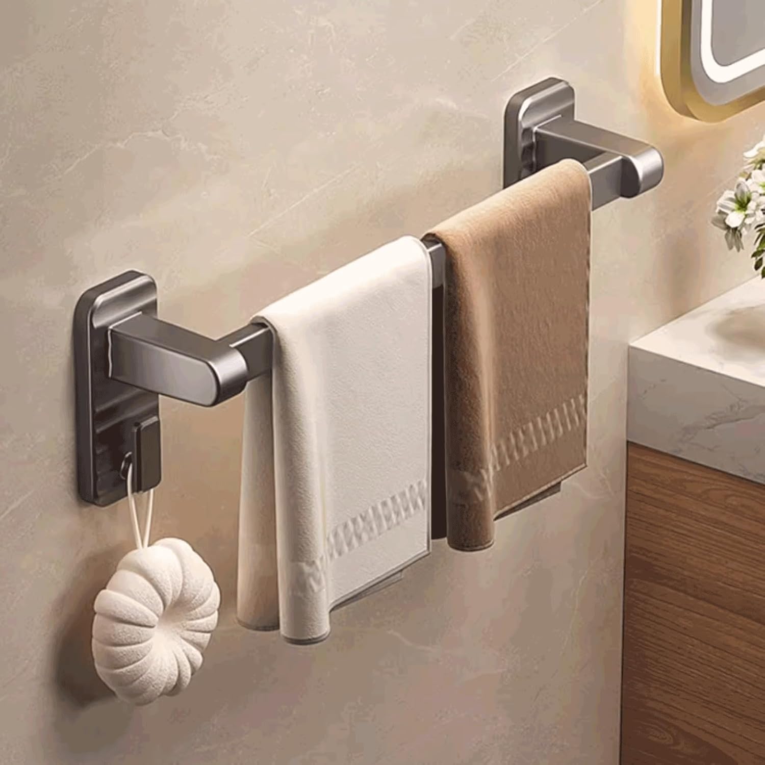 Multipurpose Steel Shoe Rack with Hooks Wall-Mounted Shoe Organiser Space-Saving Shoe Slots Rack Multipurpose Shoe Shelf Storage Space Saving