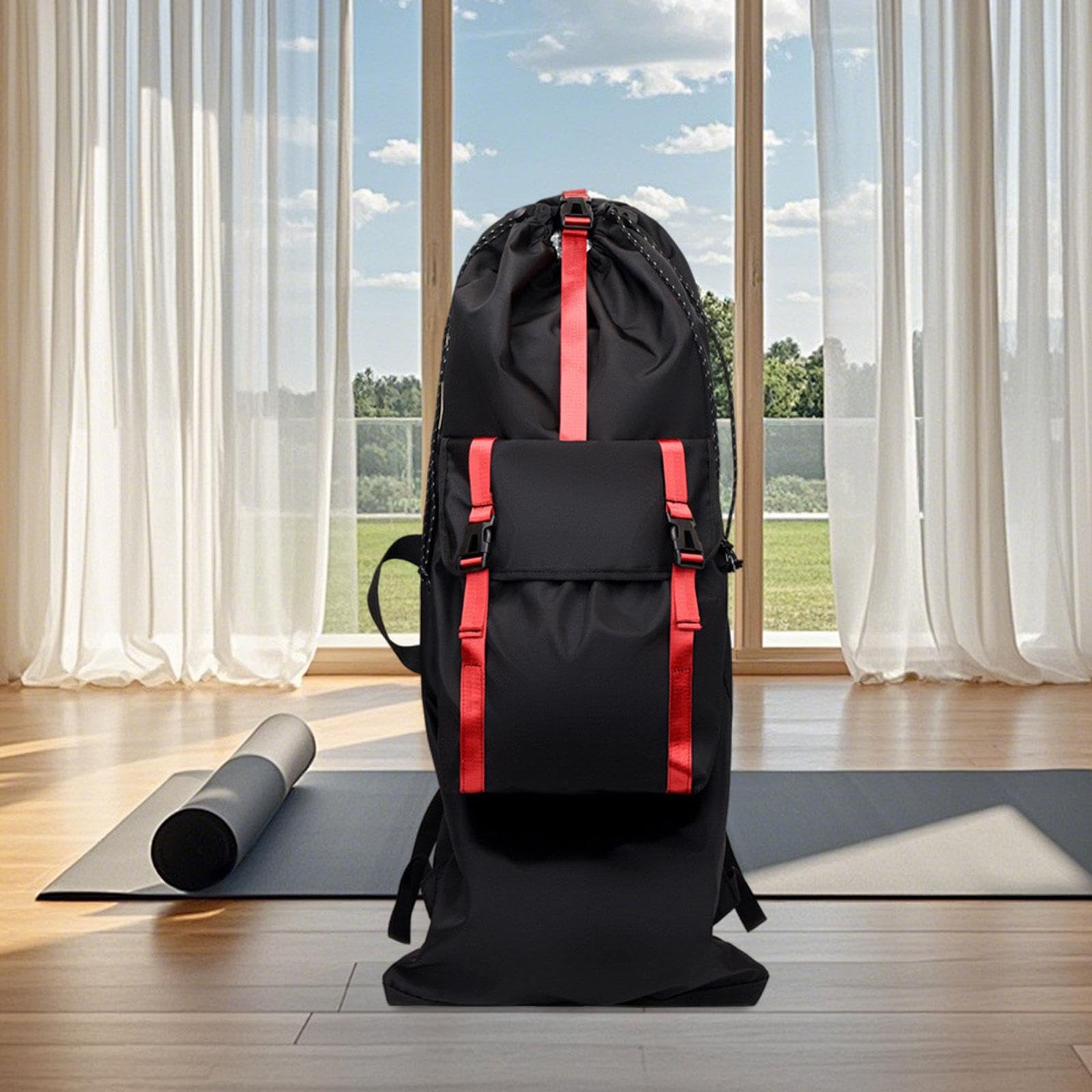 Zaino Skateboard Borsa Porta Longboard Organizer Capiente Tessuto 900D Impermeabile Spallacci Ergonomici Adatto a Viaggi attività Esterne Pendolari