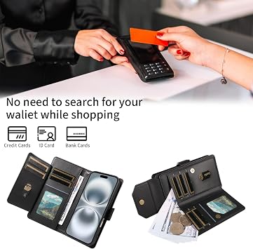 Samsung Galaxy S22 Ultra Case Notebook Type SC-52C SCG14 Mobile Phone Cover Coin Purse Galaxy S22 Ultra Smartphone Case Luxury PU Leather Wallet Integrated Multi-Card Storage Large Capacity