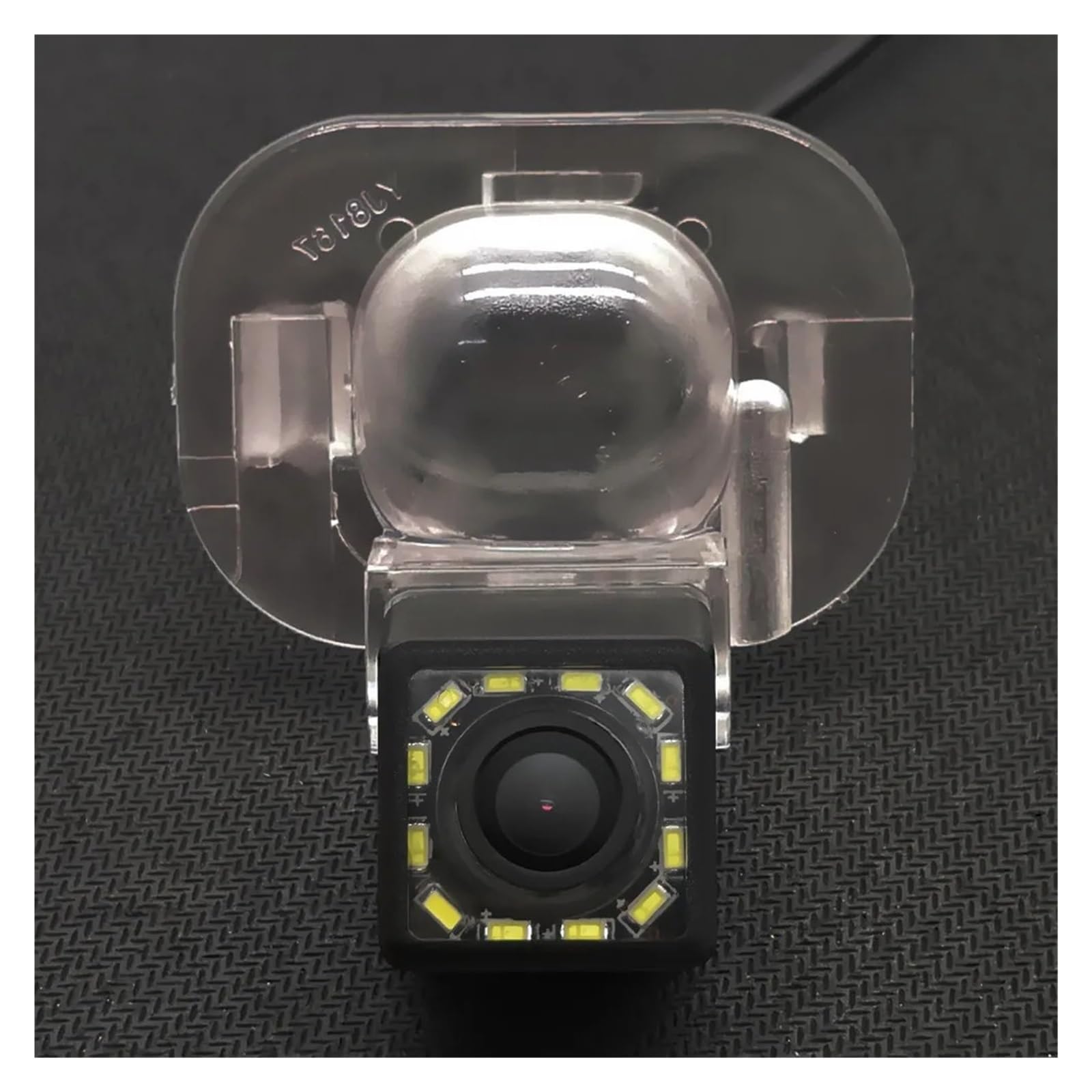 Zamiennik kamery cofania dla Kia For Forte dla Cerato dla Picanto AHD rybie oko 12 LED dynamiczna trajektoria samochodowa kamera cofania (CVBS 12LED bezprzewodowa, dynamiczna) (stała / CVBS 8LED