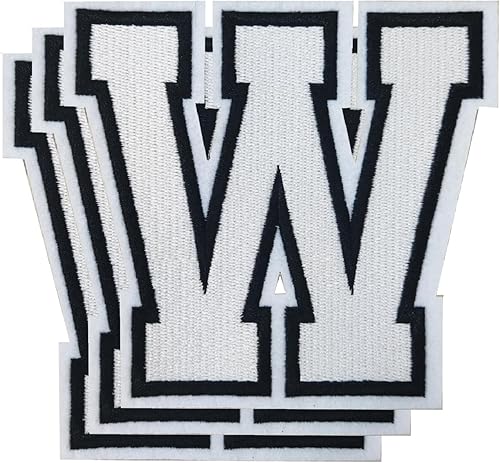 Miniatura 12 de Parches de letras para planchar de 3.1 pulgadas, parche de letras individuales bordadas para ropa, vestido, sombrero, jeans, accesorios