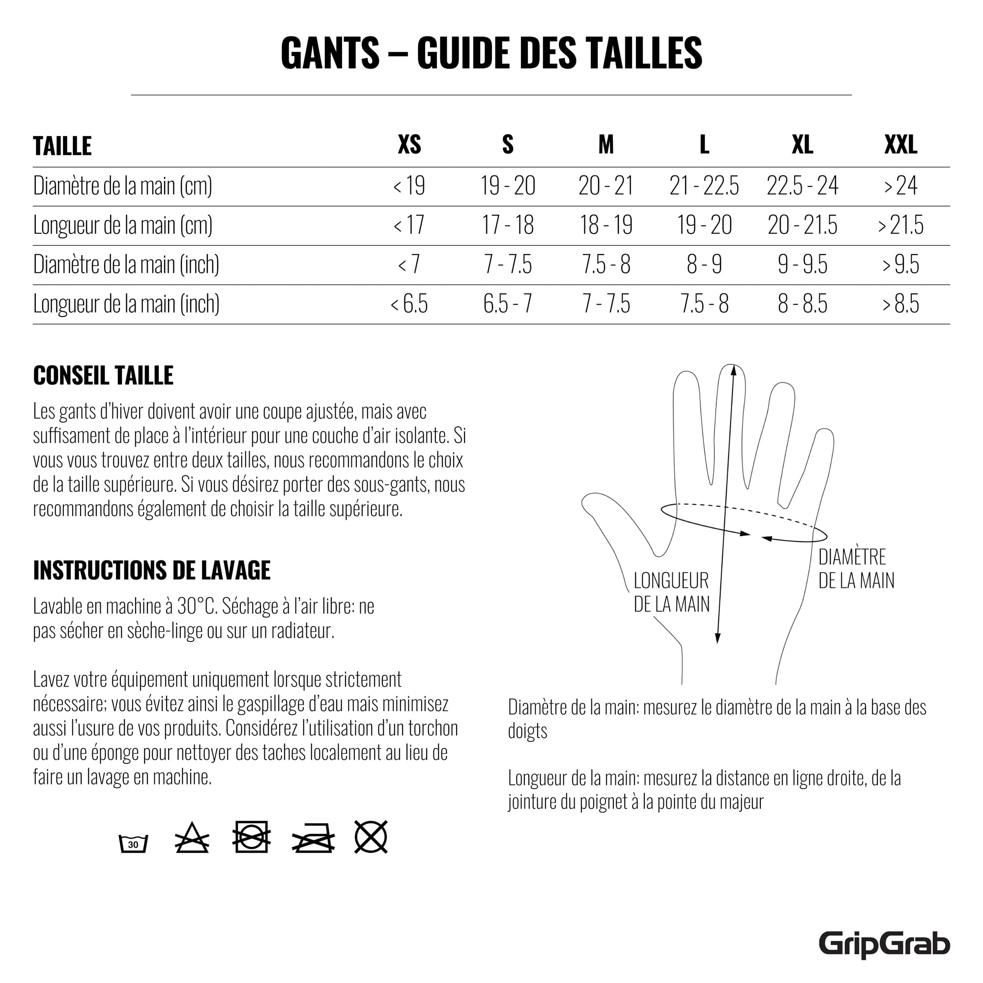 GripGrab Gants de Cyclisme Hiver Coupe-Vent Ride Thermiques Rembourrés Antidérapants