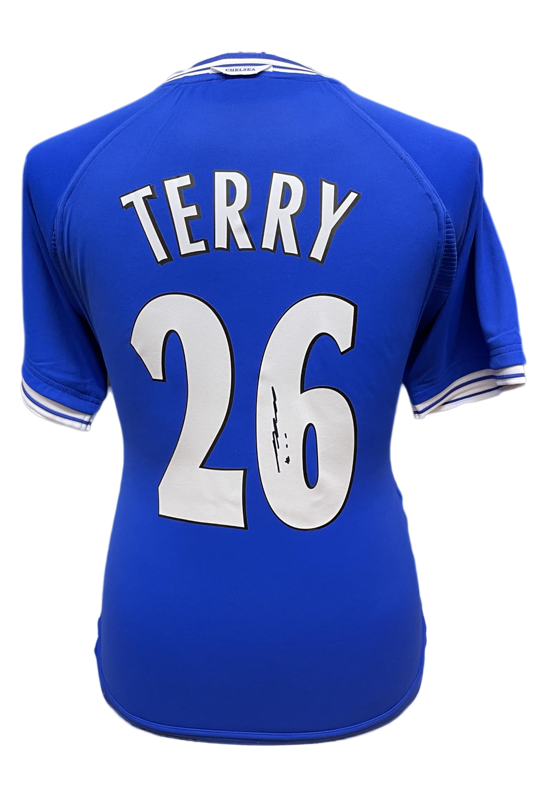 John Terry Signed 2000 Official Retro Chelsea Football Shirt with
