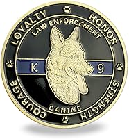 Vista 1 de K9 Perro Policía Desafío Moneda Canina Policía Decoración