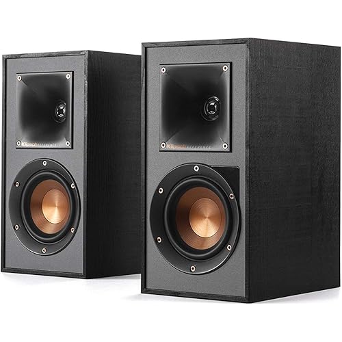 Klipsch R-41PM Powered Bookshelf Speaker,Black