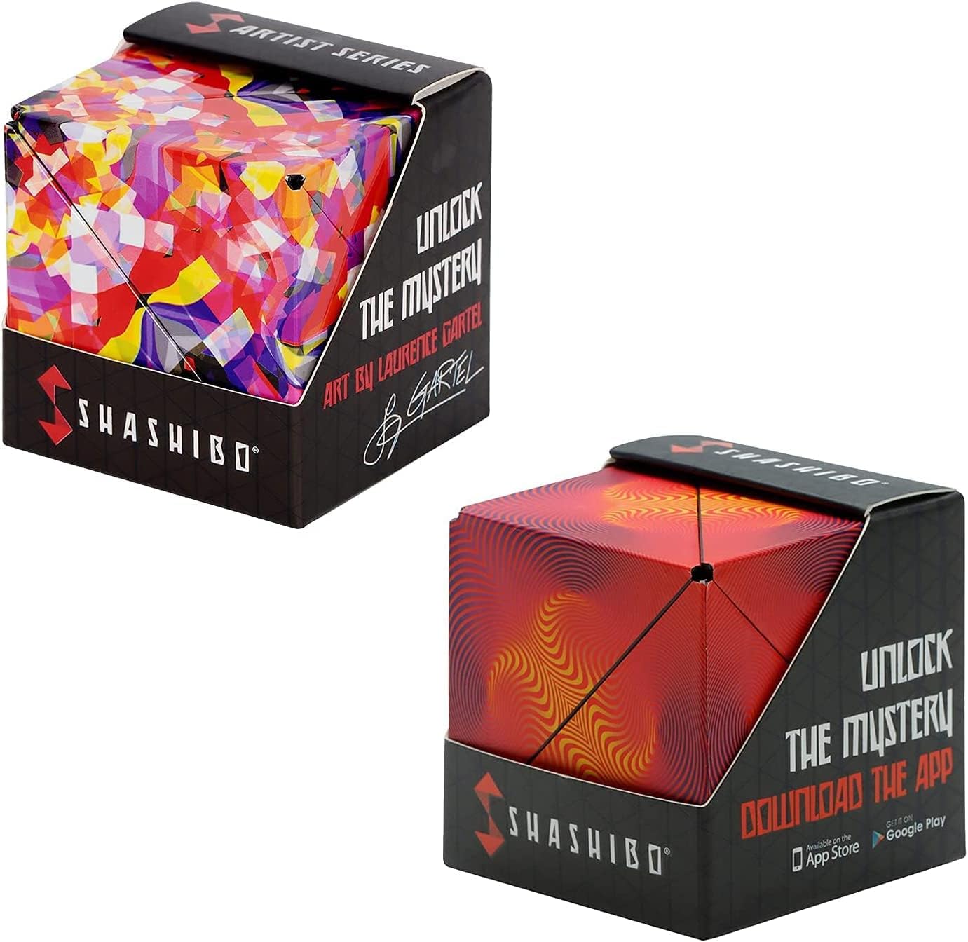 SHASHIBO Bundle of 2 - Confetti and Optical Illusion