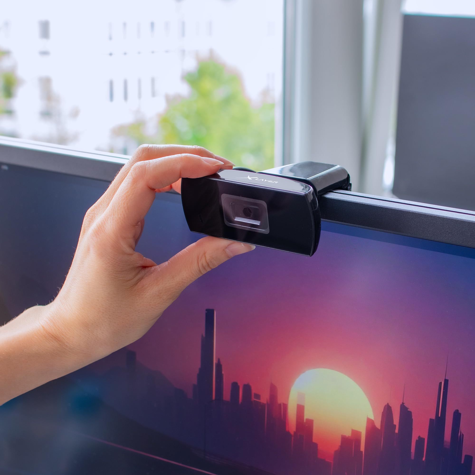 Xlayer Kamera internetowa USB Full HD czarna
