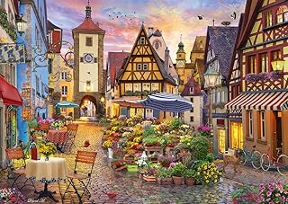 Schmidt Spiele 59760 Romantic Bavaria, Rothenburg ob der Tauber, 1000 Pieces Jigsaw Puzzle