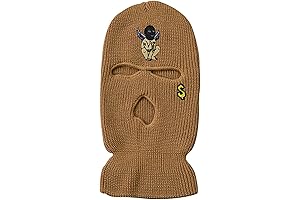 3 Hole AK-47 Balaclava Knitted Ski Mask with Designs