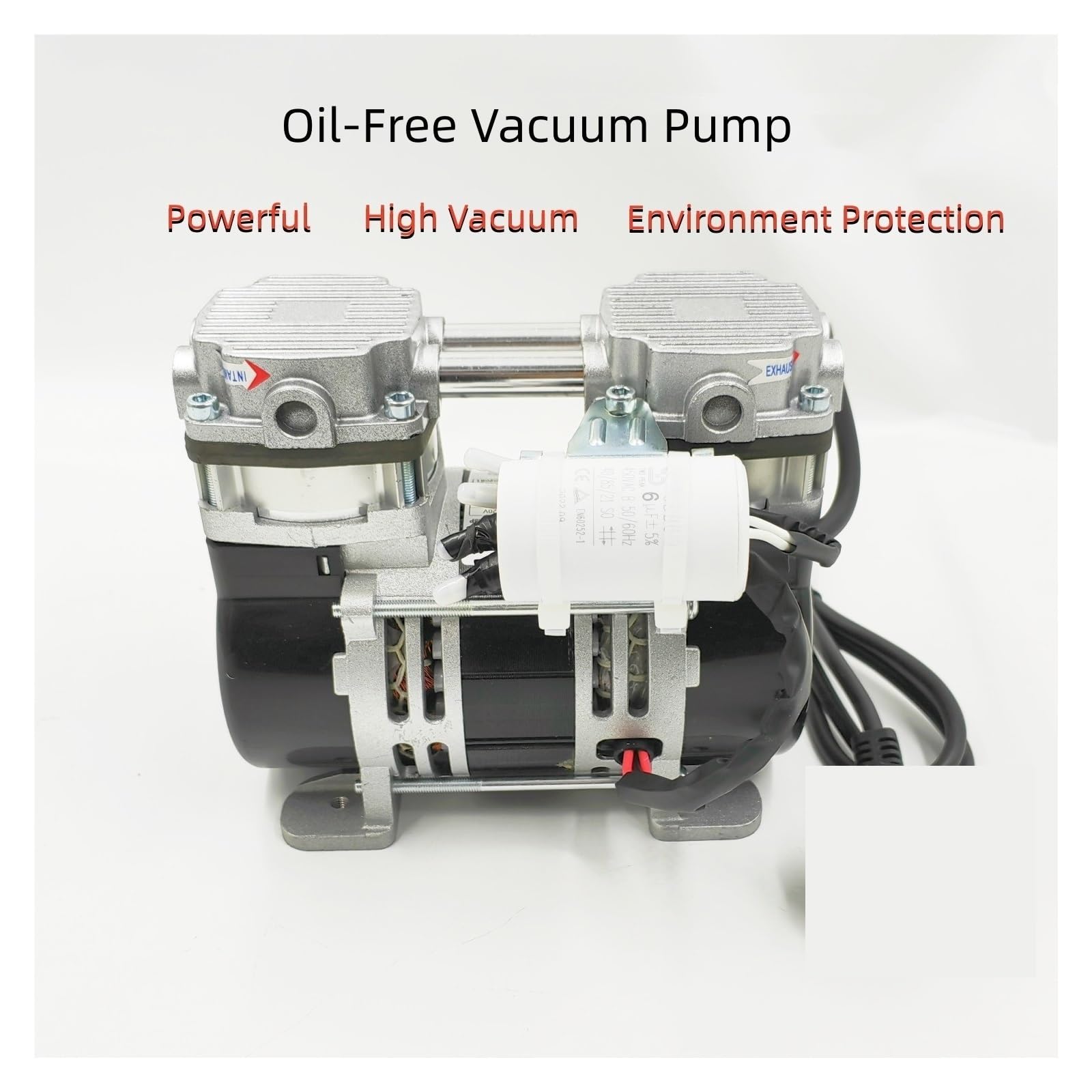 Vakuumpumpe 230 W kleine ölfreie Vakuumpumpe, leise Unterdruckpumpe, Testraum-medizinische Vakuumpumpe Bequem zu bedienen (Color : 1 UK, Size : 650H)