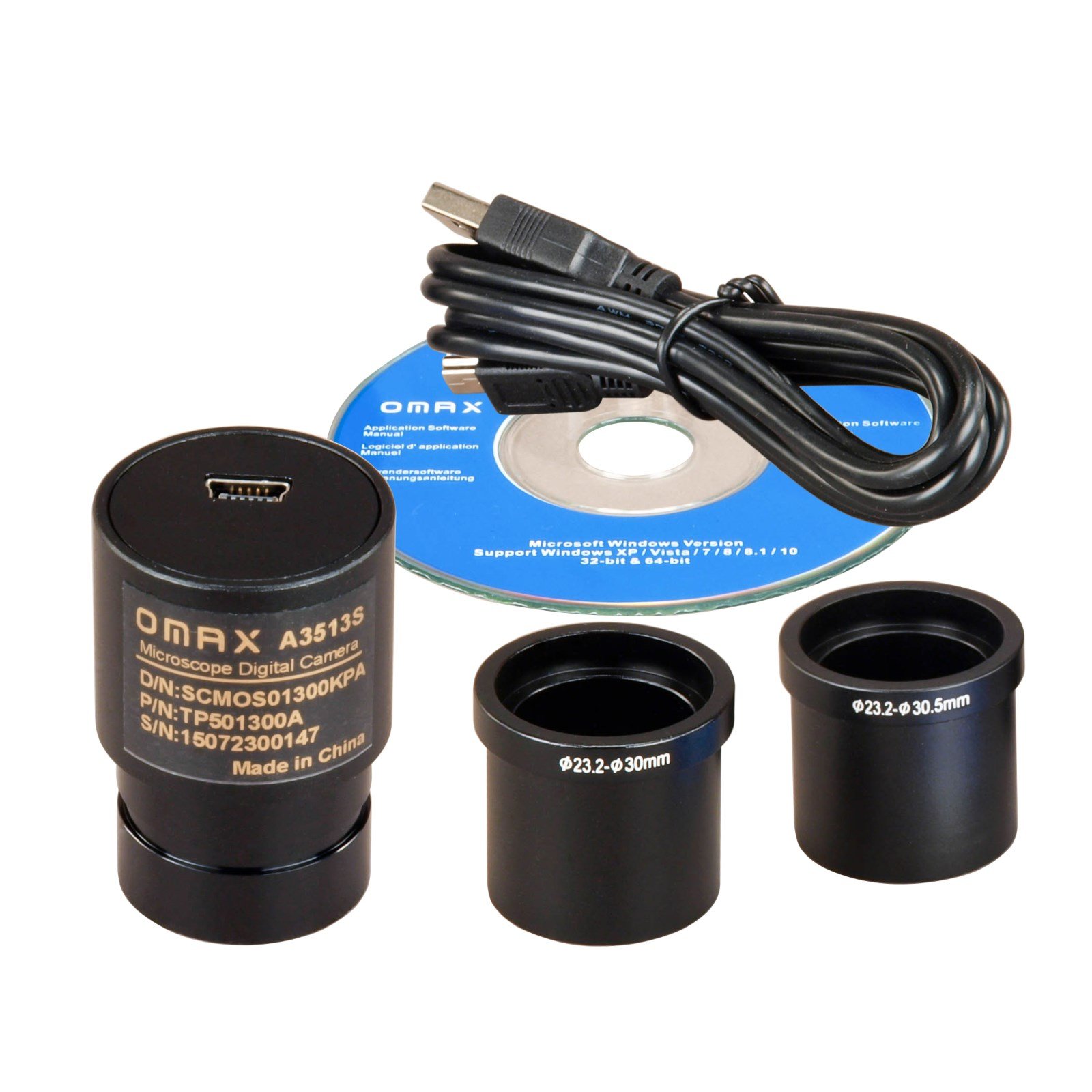 Amazon.com: OMAX 1.3MP USB Digital Microscope Camera Compatible