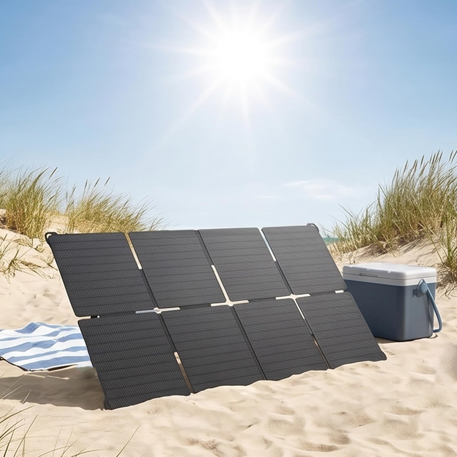 Sottile 45 W pieghevole di ricarica solare con uscita DC18V Tipo C 5V 12V 18V per il campeggio all'aperto USB Tipo C Pannello solare