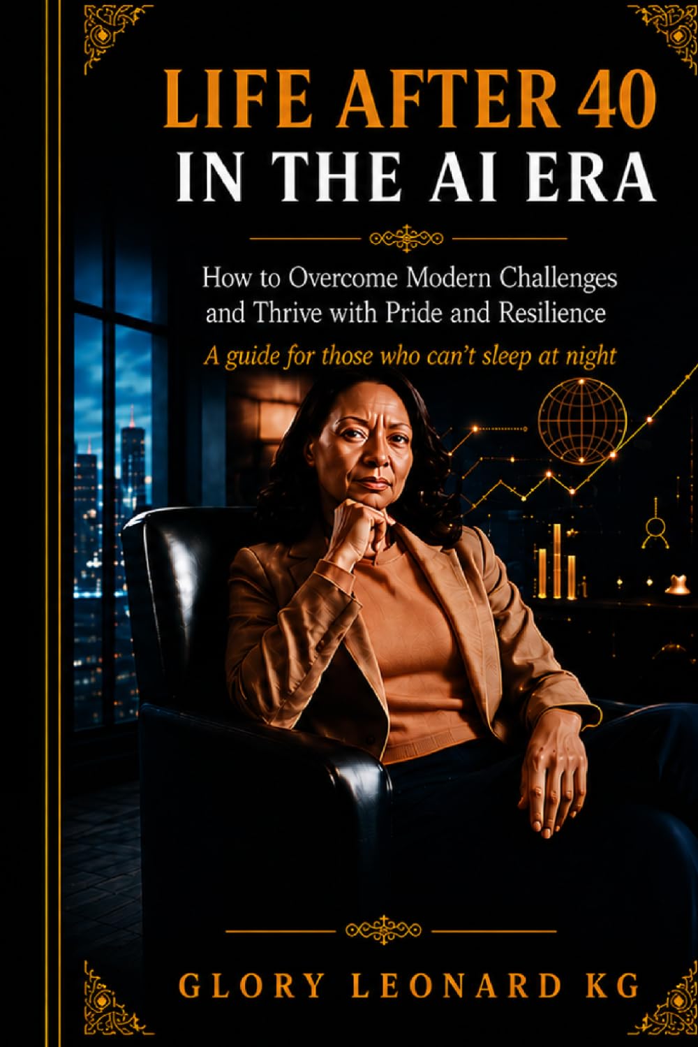 LIFE AFTER 40 IN THE AI ERA: How to Overcome Modern Challenges and Thrive with Pride and Resilience : A guide for those who can't sleep at night