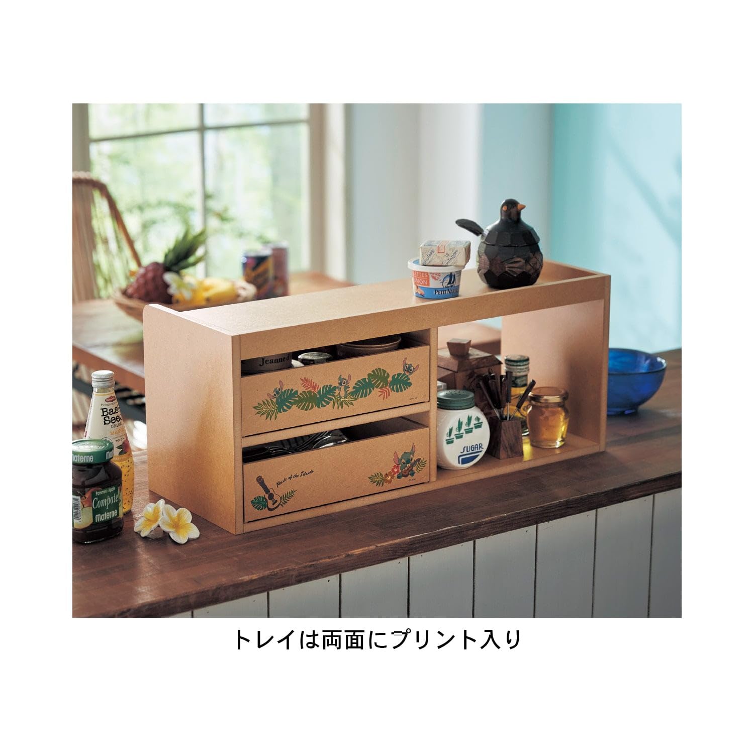 Amazon | [ベルメゾン] ディズニー カウンター上収納 ボックス