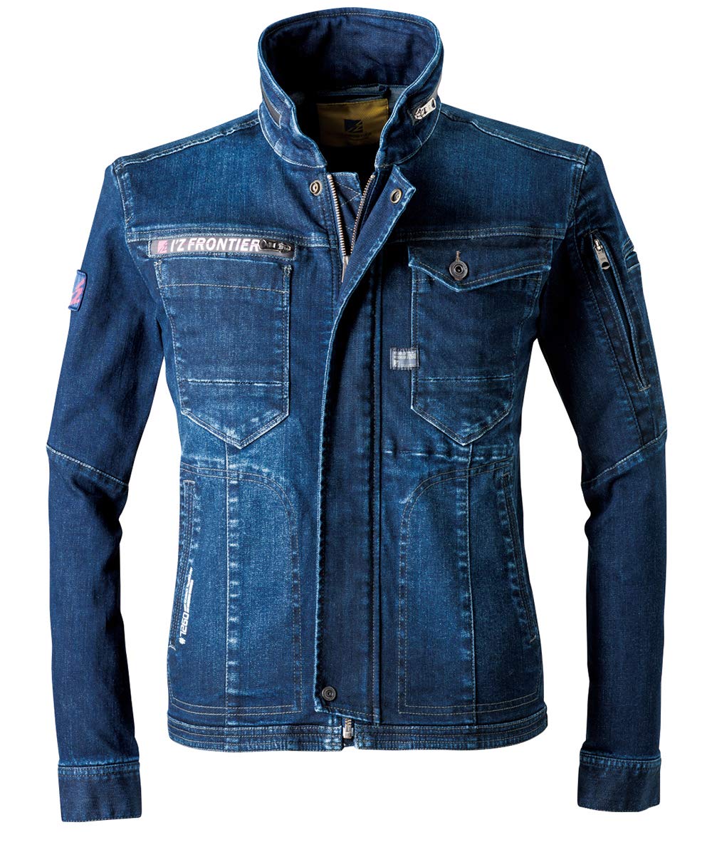 I'Z FRONTIER アイズフロンティア ストレッチ3Dワークジャケット オールシーズン用 インディゴブルー 7260 11 L