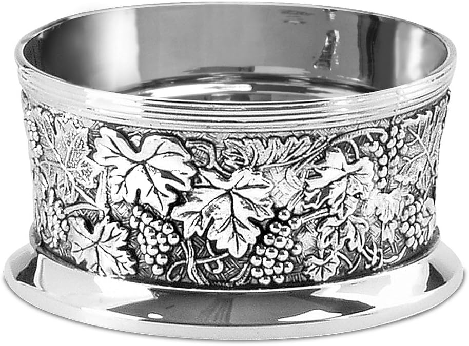 Epic Products Silver Plated Bottle Coaster, Multicolor
