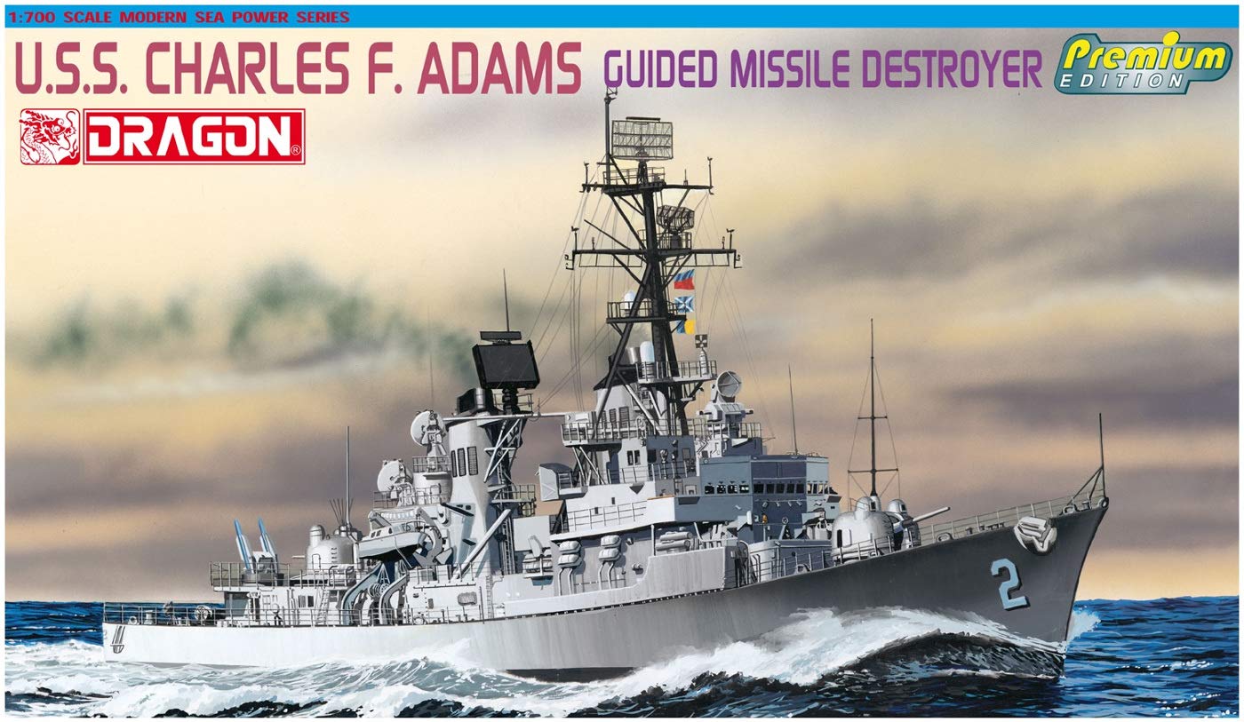 Dragon Models 1/700 U.S.S. Charles F. Adams' (DDG-2), Adams Class Guided Missile Destroyer