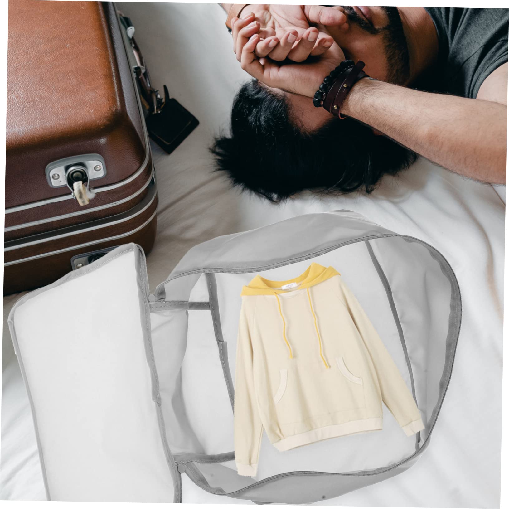 minkissy Organizer per Valigia Borse per Vestiti Scarpe e Cosmetici Set di Cubi da Viaggio Leggeri e Pieghevoli per Viaggi Familiari e Lavoro