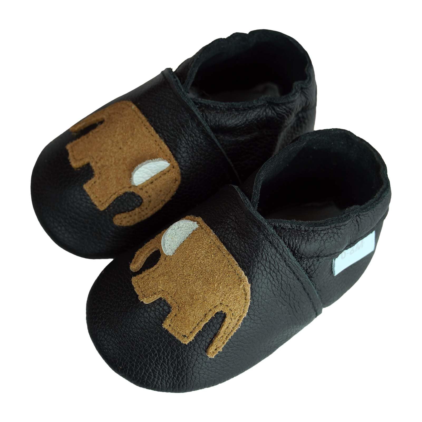 YALION Baby Mädchen Weiches Leder Lederpuschen Kleinkinder K