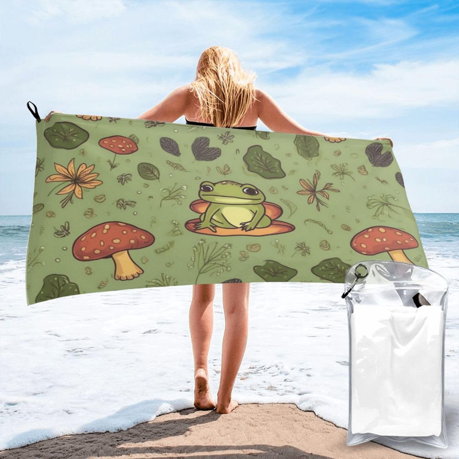 Serviette de plage microfibre séchage rapide résistante au sable pour hôtel