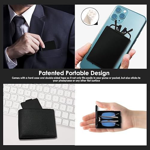 Miniatura 6 de Gafas de lectura plegables irrompibles evolucionadas para mujeres y hombres, bloqueo de luz azul, anti fatiga ocular, plegables, portátiles,