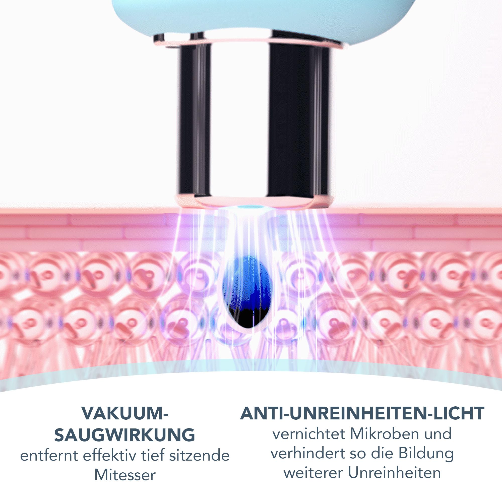 FOREO KIWI Set - Mitesserentferner + Micro-Foam Reiniger 2.0 | Mitesserentferner, Porensauger, Porenverfeinerer, Schaumreiniger, Sauggerät, Schaumreiniger, Alle Haut
